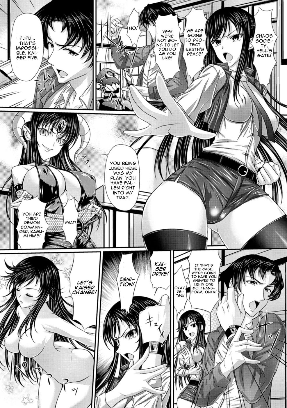 Hentai Manga Comic-Kentei Sentai Kaiser Five-Read-1